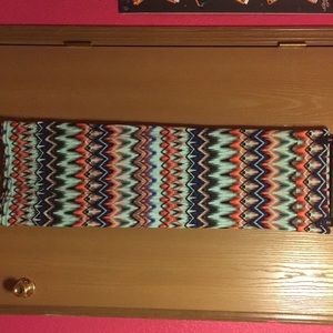 Tribal/chevron print maxi